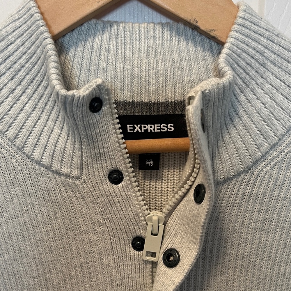 Express Beige Sweater - Picture 2 of 4